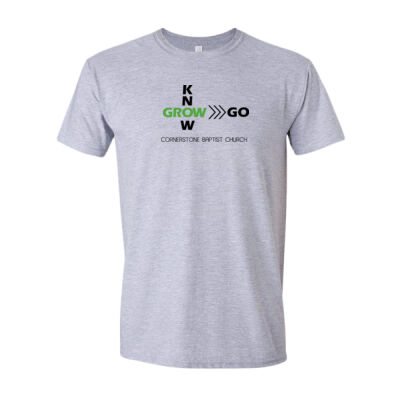 Gildan Softstyle T-Shirt black text Thumbnail