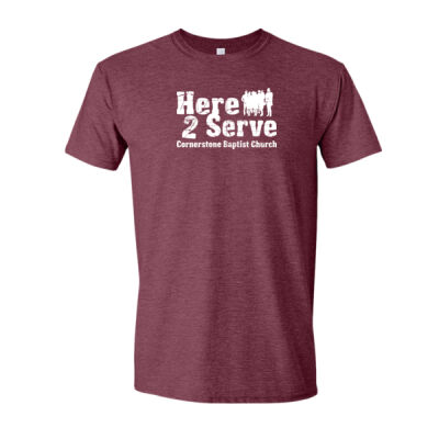 Gildan Softstyle T-Shirt white text Thumbnail