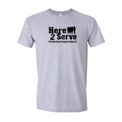 Gildan Softstyle T-Shirt black text Thumbnail